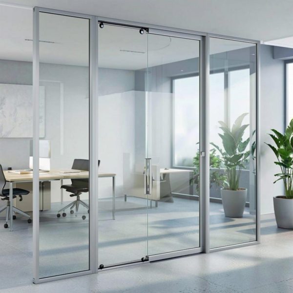 Изображение Мобильные стеклянные перегородки