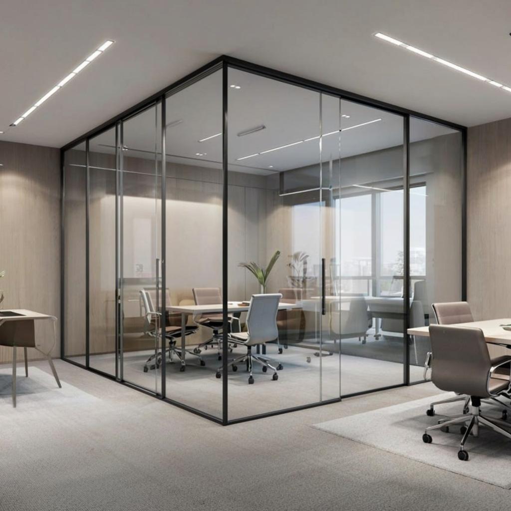 Изображение Перегородки из смарт стекла