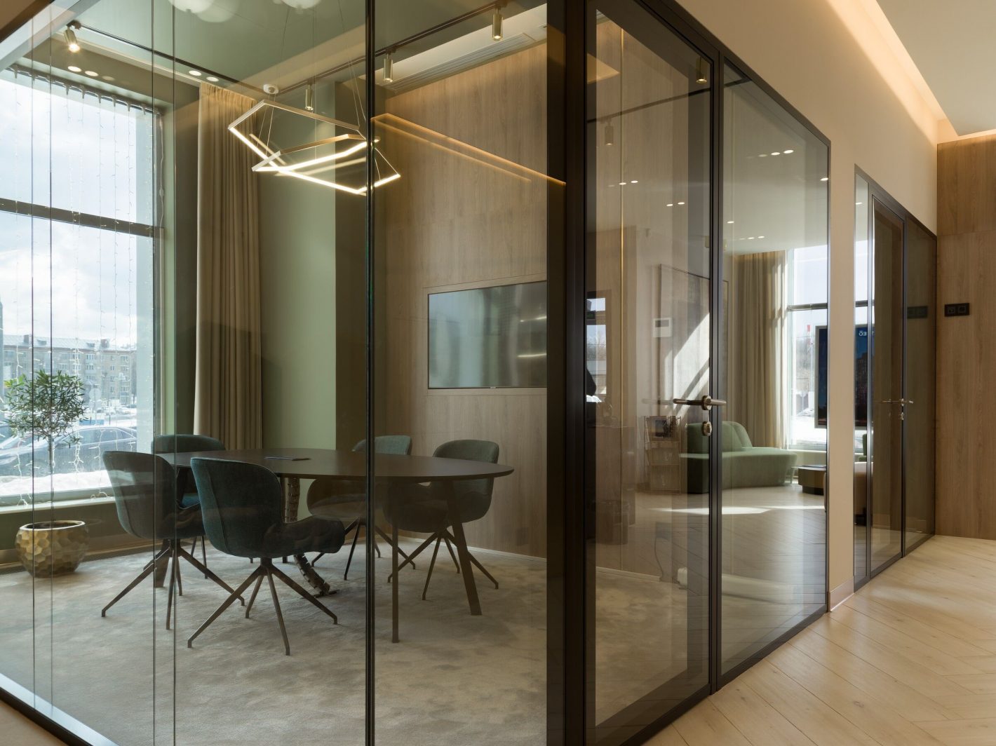 Изображение к товару Перегородки из смарт стекла