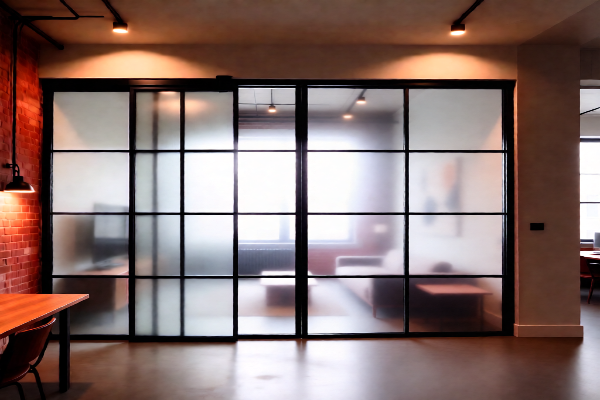 Изображение к товару Лофт перегородки алюминиевые